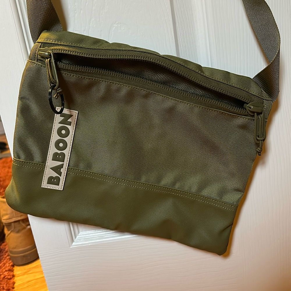 Baboon to the moon crossbody purse bag